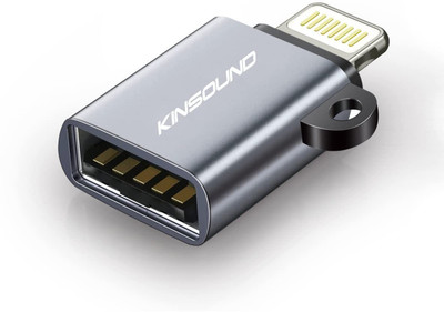 Kinsound Lightning OTG Adapter(Pack of 1)