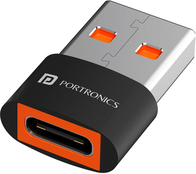 Portronics USB Type C, USB OTG Adapter(Pack of 1)