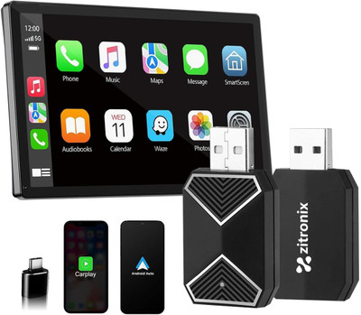 ELEPHANTBOAT v5.0 Car Bluetooth Device with Adapter Dongle(Black)