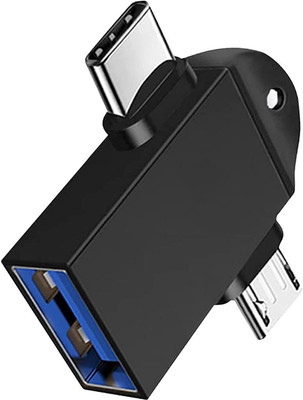 Redbox USB Type C, Micro USB OTG Adapter(Pack of 1)