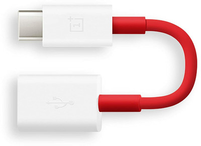 KIPZO USB Type C Cable 0.14 m Oneplus Type C OTG Cable Hub Adapter C Male to USB female Redmi OTG Converter(Compatible with Oneplus Nord 7 7pro 8 8t 9 9R , Mouse Pandrive, Red, One Cable)