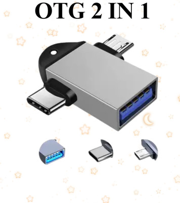 Rshopway USB Type C OTG Adapter(Pack of 1)