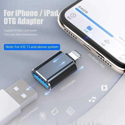 ANRENTOS Lightning, USB OTG Adapter(Pack of 1)