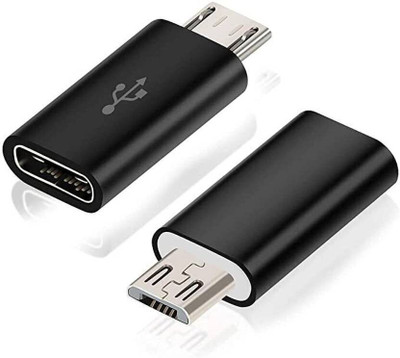 justcellz USB Type C, Micro USB OTG Adapter(Pack of 2)