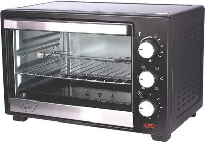 Pigeon 25-Litre with Rotisserie Oven Toaster Grill (OTG)(HANA CODE - 19003847 & 14347-M, Black)