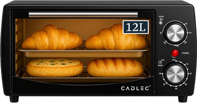 Cadlec 12-Litre Oven Toaster Grill OTG Cruise, Black