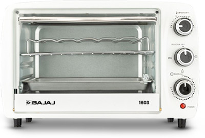 BAJAJ 16-Litre Oven Toaster Grill (OTG)  (1603 16L, White) For Rs. 2899 @ 46 %