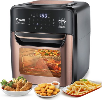 Prestige 12-Litre Oven Toaster Grill (OTG)(AIR OVEN 12L, Black and Rose Gold)