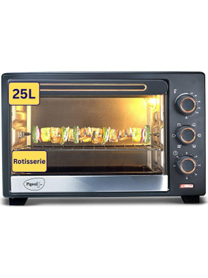 Pigeon 25-Litre with Rotisserie Oven Toaster Grill OTG 19003847/19003848, Black