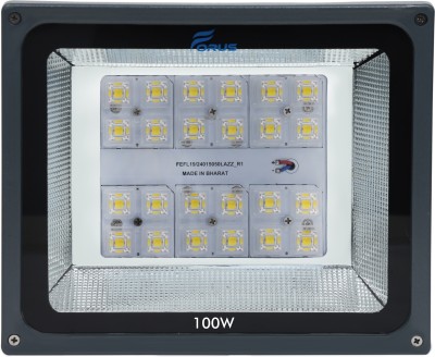 FORUS 100W LED Flood Light Lens Model 10 Years Warranty Cool White 1PC Flood Light Outdoor Lamp(Grey)