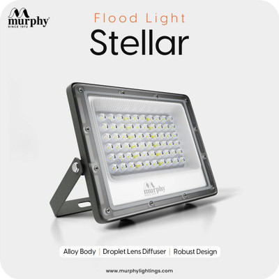 MURPHY Stellar 30W LED IP66 Waterproof - Pack of 1 Flood Light Outdoor Lamp(Black)