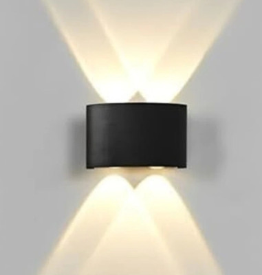 aadi Up dawn light fixture lamp Post Light Outdoor Lamp(Black)