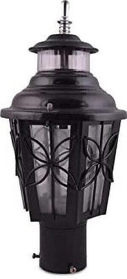 ZOREZA nwjm_Waterproof Gate Light (Design 1) - 152 Gate Light Outdoor Lamp(Black)