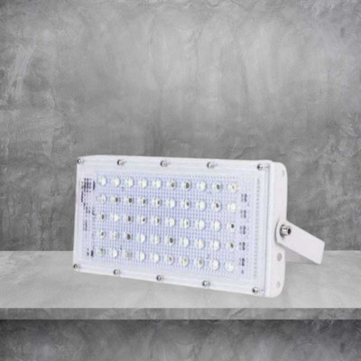 ZESTRUM NIHAKA_BRICK_50WATT_158 Flood Light Outdoor Lamp(White)