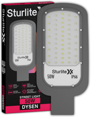 Sturlite Dysen 50W LED Street Light - (Pack of 1) (L-G-0191-50W) Flood Light Outdoor Lamp(Grey)