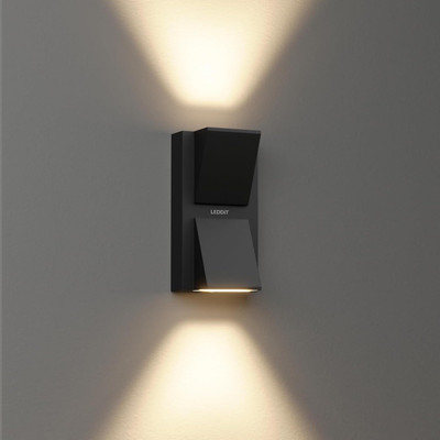 LEDDIT Uplight Wall Lamp With Bulb(Pack of 2)