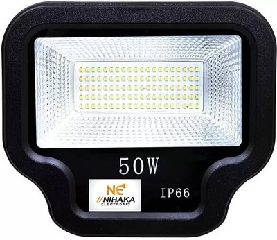 NIHAKA 50 Watts Flood Light Flood Light Outdoor Lamp ( PACK OF 1) Flood Light Outdoor Lamp(White)