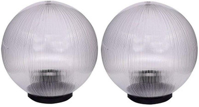 GAUVIK GAU-DOOM CLEAR GATE LIGHT, PACK OF 2 Gate Light Outdoor Lamp(White)