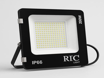 RTC LIGHT 200W Outdoor LED Flood Light – Waterproof Slim IP66 Light Flood Light Outdoor Lamp(Black)