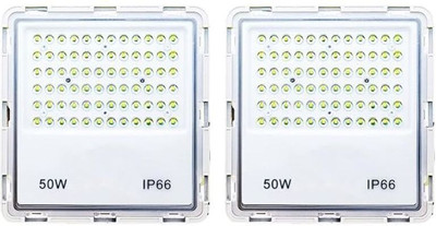 Raghav trading 50W Focus Model LED Flood Metal Light IP66 Outdoor Lights Waterproof Led Halogen Light,Focus Light,for Factory,Garage,Parking Flood Light Outdoor Lamp(White)