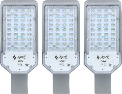 ASTER LITE Vibe+ 36W LED Street Light IP66 Waterproof (Pack of 3) Flood Light Outdoor Lamp(White)
