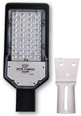 OTS 36W Lens Street Light, Waterproof Light (36W, Cool White - 6500K ) Plastic Flood Light Outdoor Lamp(Black)