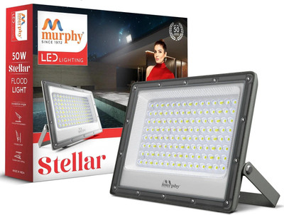 MURPHY Steller 50W Lens Model IP66 Rated Waterproof Pack of 1 Flood Light Outdoor Lamp(White)