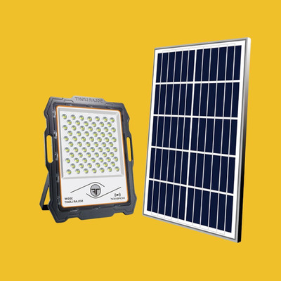 Homehop Solar 300 Watt LED Outdoor Model Flood Lights decor design Automatic light Aluminium Alloy Material for home garden light, Waterproof house Wall lighting Flood Light Outdoor Lamp(Black)