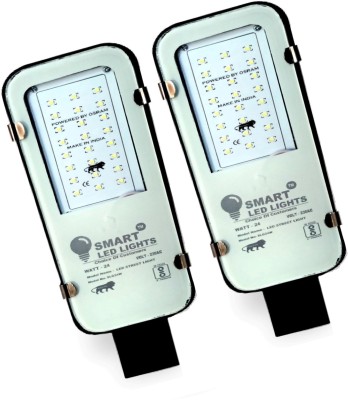 SMART 24watt pack of 2 Glass Model Flood Light Outdoor Lamp(White)