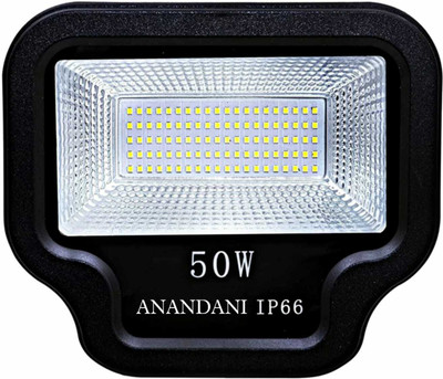 ANANDANI 50 Watt TV Model Led IP66 WaterProof Led Flood Light Outdoor Lamp(White)