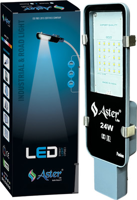 ASTER LITE Fusion 24W LED Street Light IP66 Waterproof (Pack of 1) Flood Light Outdoor Lamp(White)