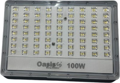 oasis energy solutions ULTRA FLOOD LIGHT-100W (WHITE) Flood Light Outdoor Lamp(White)