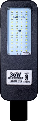 KESHVAS 36W BIS Approved PC Body Glass LED Street Light Flood Light Outdoor Lamp(White)