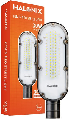 HALONIX 30W Lumin Waterproof Street light White Street Light Outdoor Lamp(White)