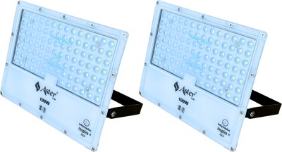 ASTER LITE BIS Approved Inspire+ 100W LED Flood Light IP66 Waterproof (Pack of 2) Flood Light Outdoor Lamp(White)