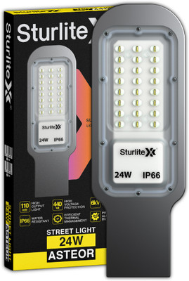 Sturlite Asteor 24W LED Street Light - (Pack of 1) (L-G-0060-24W) Flood Light Outdoor Lamp(Grey)