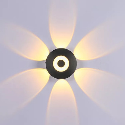 spark world 6 WAY LIGHT PROFILE Post Light Outdoor Lamp(Yellow)