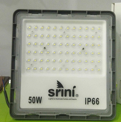 spark world 50w Led Lens Flood Light Outdoor Lamp(White)