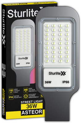 Sturlite Asteor 36W LED Street Light - (Pack of 1) (L-G-0060-36W) Flood Light Outdoor Lamp(Grey)