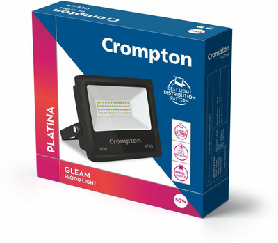 Crompton IP65-50W Flood Light Outdoor Lamp(White)