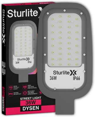 Sturlite Dysen 36W LED Street Light - (Pack of 1) (L-G-0191-36W) Flood Light Outdoor Lamp(Grey)