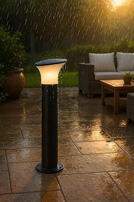 tripping Oppo Bollard 24-Inch Waterproof Outdoor Light Gate Light Outdoor Lamp(Grey, Black)