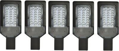 PE 24W LENS LED LIGHT (Pack of 5) Flood Light Outdoor Lamp(White)