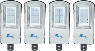 FORUS LED 30 Watt 10 Years Warranty IP-66 Waterproof Pack of 4PC Flood Light Outdoor Lamp(Grey)