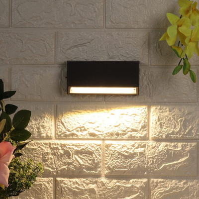 SL THREE UPDN-WL-4W_1 Post Light Outdoor Lamp(White)