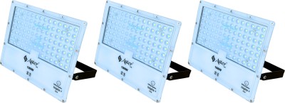ASTER LITE BIS Approved Inspire+ 100W LED Flood Light IP66 Waterproof (Pack of 3) Flood Light Outdoor Lamp(White)