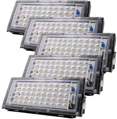 FOXSUN Spotlight 50W Pack of 5 Waterproof IP65 Outdoor LED
