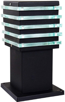 Roshni & Light Gl as Gate Light Outdoor Lamp(Black)