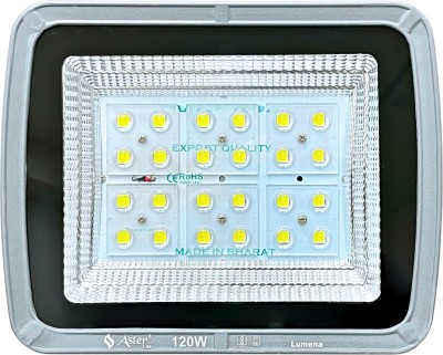 ASTER LITE BIS Approved Lumena 120W LED Flood Light | 200 Lumens/Watt | High Mast Light | IP66 Waterproof Flood Light Outdoor Lamp(Grey)