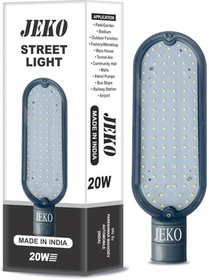 Jeko 20 Watt Led Street Light-Street Light Led 20 Watt-Flood Light-Outdoor Lights Waterproof- Gate Light Street Light Outdoor Lamp(White)
